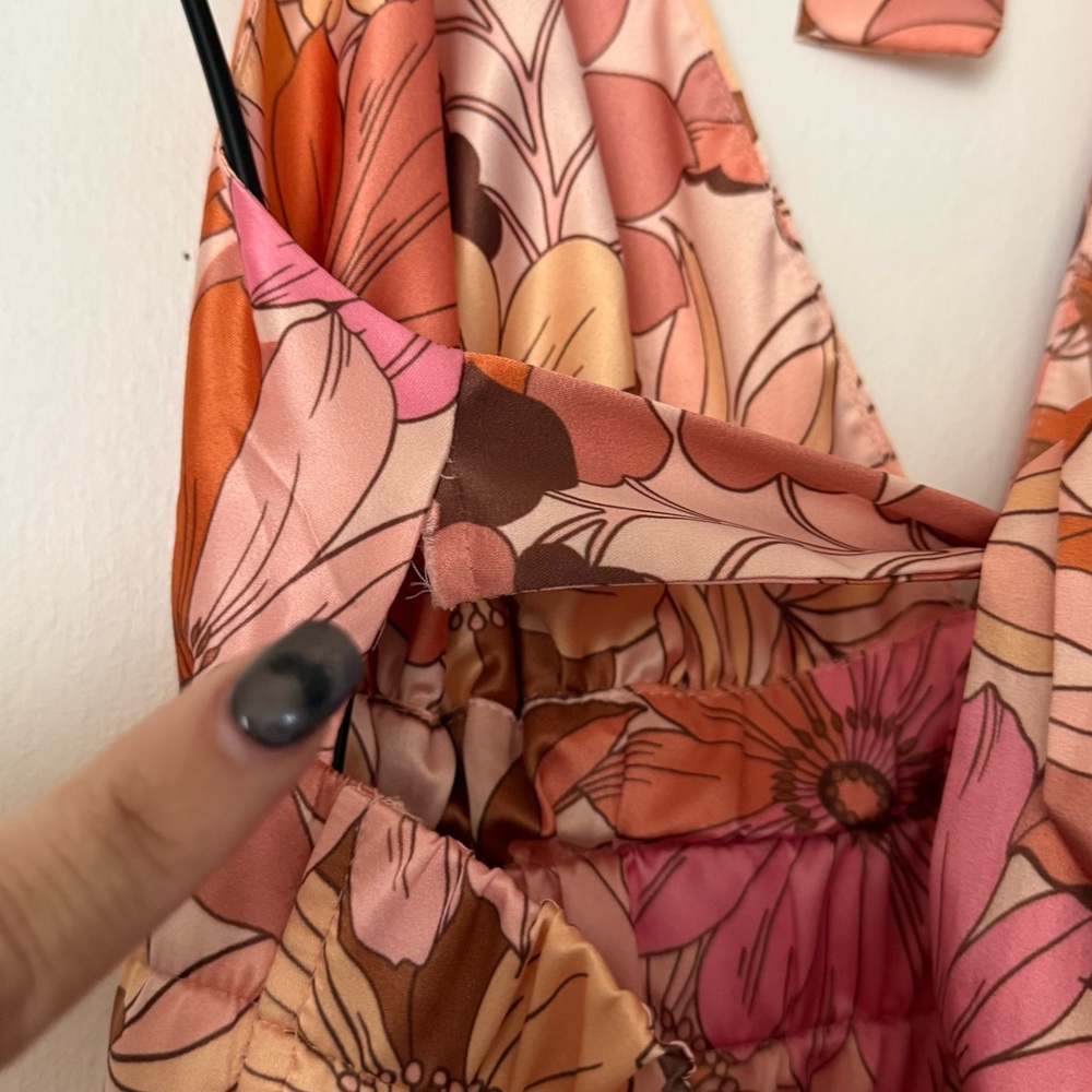 Rays For Days Betony Jumpsuit in Bardot Floral Size Medium Retro Style - Picture 12 of 12